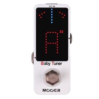 Mooer Baby Tuner Guitar Pedal with High Precision for Most Electric Guitar Bass Chromatic Tuner Effect Pedal