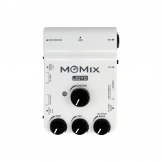 Joyo MOMIX Portable Sound Card Mixer for Recording Live Streaming Phone Live Guitar or Bass Input OTG Audio Interface