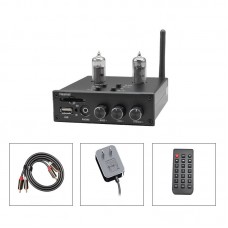 Heareal L4 GE5654 Hifi Tube Preamplifier Bluetooth Receiver Headphone Amp with RCA to RCA Cable