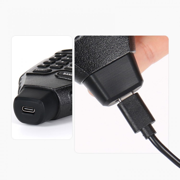 ZASTONE D9000 Bluetooth Wireless Car Walkie Talkie Microphone with