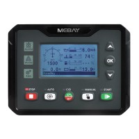 MEBAY DC40SR Genset Controller Genset Control Module Panel with RS485 Port