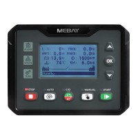 MEBAY DC42S Genset Controller Genset Control Module Panel with Mains Monitoring and AMF