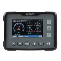 MEBAY GM70C Engine Meter ECU Engine Digital Meter Supporting CAN + RS485 + USB + Speed Control