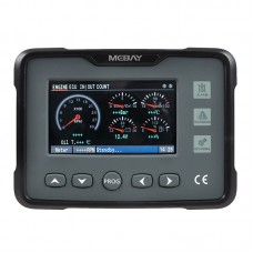 MEBAY GM70C Engine Meter ECU Engine Digital Meter Supporting CAN + RS485 + USB + Speed Control