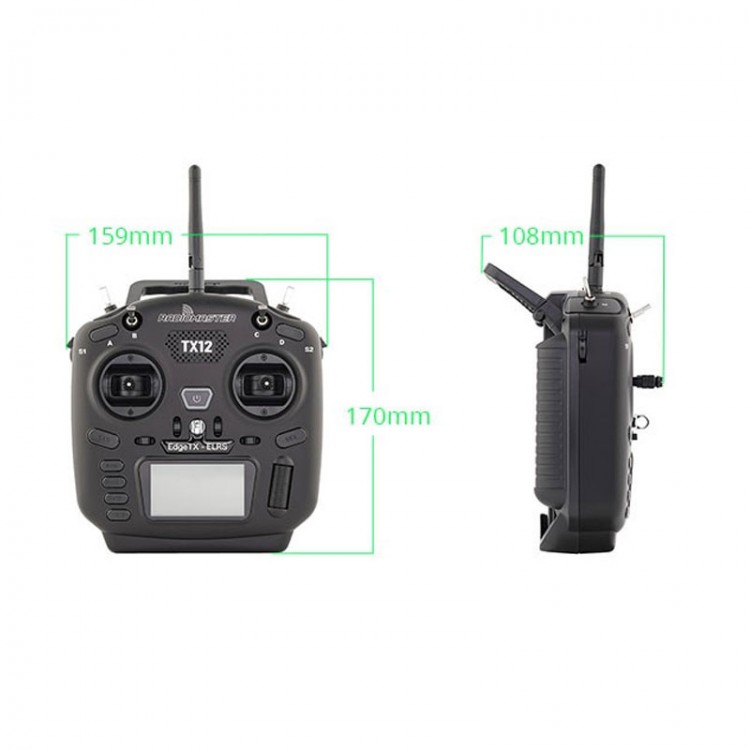 Radiomaster TX12 MARK II LeftHanded Throttle RC Controller RC Plane