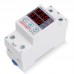 SVP-916 63A Over Voltage Protection Limit Current Dual Display Adjustable Voltage Monitoring Device Protector Relay 220V