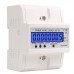 DDS024 Din Rail 3 Phase 4 Wire Electronic Power Consumption Energy Meter Wattmeter LCD Backlight Display