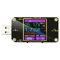 A3 USB tester Color Bluetooth Type-C Digital Voltmeter Tester Voltage Current Meter Detector