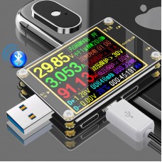 T18 USB Voltmeter Tester Type-C Digital DC Power Current Voltage QC4.0 PD3.0 detector Support Bluetooth