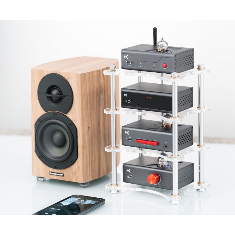 XDUOO XR01 Multilayer Acrylic HIFI Rack Amplifier Shelf for Aluminum