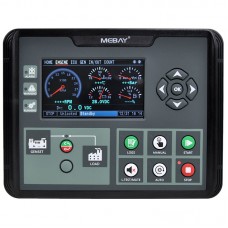 MEBAY DC60DR MK2 Generator Controller Genset Controller with RS485 Port 4.3" Colorful LCD