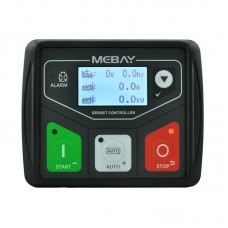 MEBAY DC30D Genset Controller Generator Controller Generator Control Module with 1.8" LCD Display