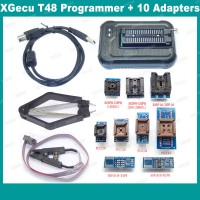 XGecu T48 Universal Programmer USB Programmer USB2.0 HS 480MHz Chip Programmer with 10 Sockets