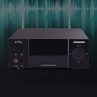 A1PRO Streaming Music Player Digital Turntable Decoding Amplifier Black Standard Version for SOUNDAWARE