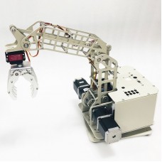 4DOF Desktop Robot Mechanical Arm Industrial Robot Arm 2.5KG/5.5LB Load Capacity with Clamp Claw