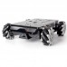 V3 Mecanum Wheel Intelligence Robot Aluminum Car Frame with Metal Motor and Suspension Front Wheel