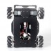 V3 Mecanum Wheel Intelligence Robot Aluminum Car Frame with Metal Motor and Suspension Front Wheel