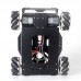 V3 Mecanum Wheel Intelligence Robot Aluminum Car Frame with 1:30 Decoding Motor and Suspension Front Wheel