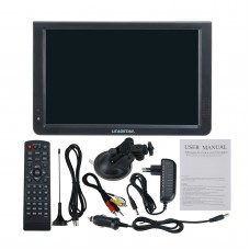 12" TFT Display HDMI DVB-T2 Portable TV Player 1080P H.265 TFT Monitor For Parts of EU Countries  