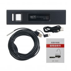 3.9MM 1MP Car Wifi Endoscope Camera Industrial Borescope With 3-In-1 Plug 5M/16.4FT Semi-Rigid Cable