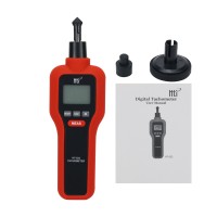 HT-522 2-In-1 Professional Digital Tachometer RPM Meter Featuring Photoelectric and Contact Types