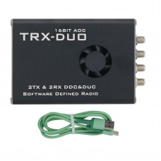 TRX-DUO 10KHz-60MHz SDR Receiver SDR Radio 16Bit ADC 2TX & 2RX DDC & DUC Software Defined Radio