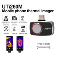 UTI260M Mobile Phone Thermal Imager Thermal Imaging Camera 256x192 Pixel for Electrical Equipment