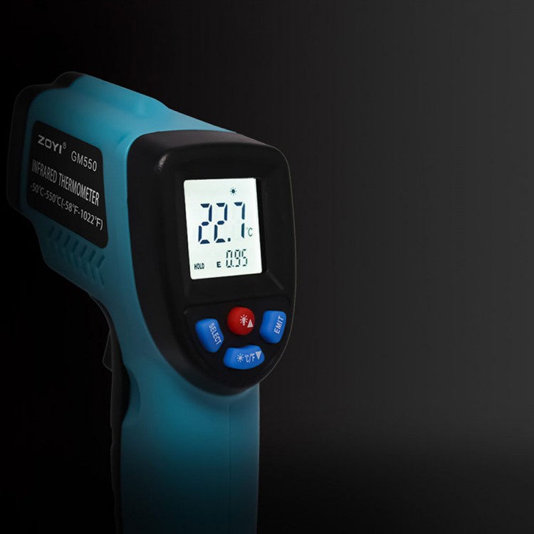ZOTEK GM550 Infrared Thermometer 50℃ to 550℃ (58℉ to 1022