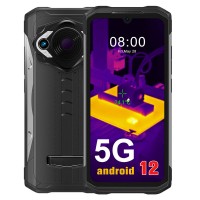 HT-P8 Infrared Thermal Imager Mobile Phone 5G Android 12 8G + 256G 6000mAh for HTI Grey
