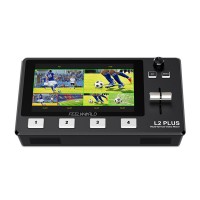 Feelworld L2 PLUS Multi-format Video Mixer Video Switcher 5.5" Touch Screen for Live Streaming