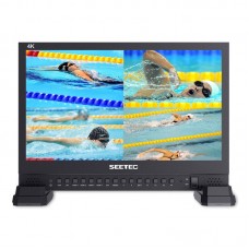 SEETEC 4K156-9HSD 15.6" IPS UHD 4K Broadcast Monitor with 4xHDMI Input 3840x2160 Quad Split Display