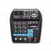 TEYUN A4 Audio Mixer Professional 4-Channel Mixing Console and Monitor Paths Plus Effects Processor