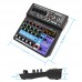 TEYUN A6 Audio Mixer Professional 6-Channel Mixing Console and Monitor Paths Plus Effects Processor