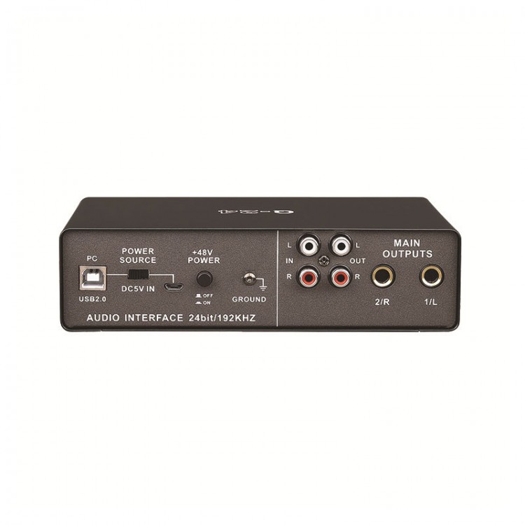TEYUN Q-24 Audio Interface Sound Card 24Bit/192KHZ USB2.0 Support ...