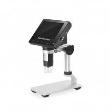DM3 1000X HD Portable Digital Microscope 4.3" Screen (Adjustable Aluminum Alloy Stand) for Antique Coin