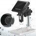 DM3 1000X HD Portable Digital Microscope 4.3" Screen (Adjustable Aluminum Alloy Stand) for Antique Coin