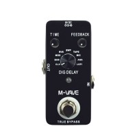 DIG DELAY Digital Delay Electric Guitar Effects Pedal with 9 Types of Delay DC 9V 5mA