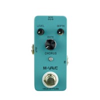 CHORUS Electric Guitar Effect Pedal with 1/4’’ Mono Audio Jack for Input and Output DC 9V 5mA