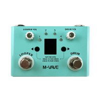 Lost Tempo Electric Guitar Effects Pedal Drum Looper Effector Three-in-one Effects Pedal 44.1KHz/24Bit