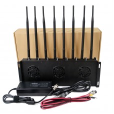 HamGeek BT8-LG 131.2FT 8-Antenna Signal Blocker for Phone 4G/3G/2G + WiFi 2.4G + GPS L1 + LOJACK