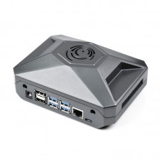Jetson Nano Developer Kit Aluminum Alloy Case with Heat Dissipation Design and Compatible with 5V Fan