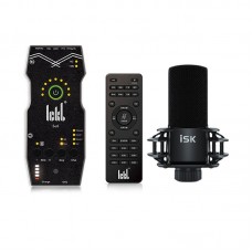 ICKB SO8 Fifth Generation Live Sound Card Cellphone Livestreaming Sound Card w/ ISK S440 Microphone