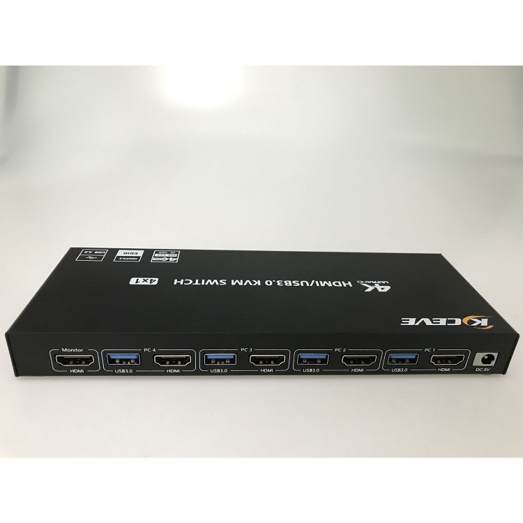 KVM401A 4K Ultra HDMI/USB3.0 KVM Switch 4x1 HDMI KVM Switch 4 Port with