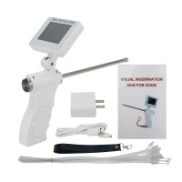 Visual Artificial Insemination Gun Dog Insemination Kit 5MP Camera 360° Adjustable Screen BTS-QKESJ