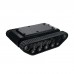 TR500 Tank Chassis Robot Car Chassis Rubber Track All-Terrain Chassis No Control System Power Supply