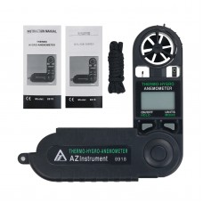 AZ8918 Digital Anemometer Handheld Wind Speed Tester Temperature Humidity Measurement Detector