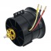 QF3748-1550KV 90MM EDF Motor Ducted Fan Motor 12-Blade 6S RC Model Airplane Brushless Motor