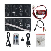 AS1000 RGB Sound Control Music Spectrum Display Rhythm Light 2*P5 Controller Board No Power Supply