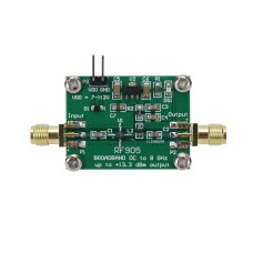 RF905 1MHz-8GHz RF Power Amplifier RF Power Amp Board Broadband DC To 8GHz Up To 13.3DBm Output