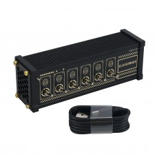 EleksMaker 6 Port USB Hub Type-C Input w/ Switches Featuring Independent Control & Retro Style